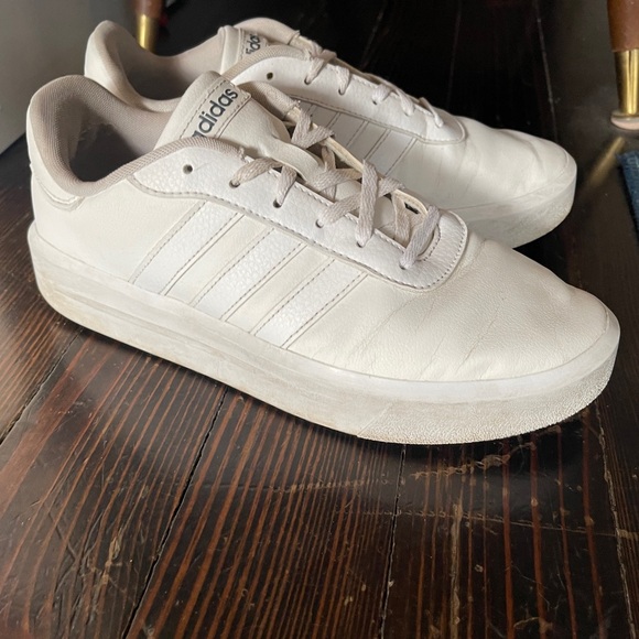 ADIDAS COURT PLATFORM SHOES SNEAKERS WOMENS SIZE 9 - Picture 14 of 15